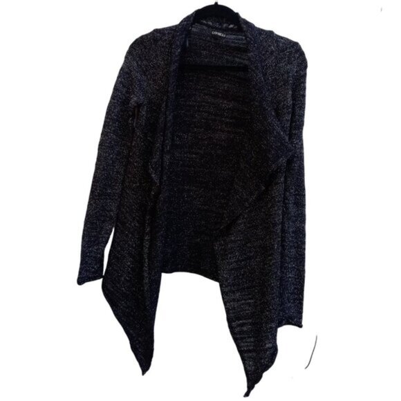 Express shimmery open front wool blend sweater  sz SP - Picture 5 of 15